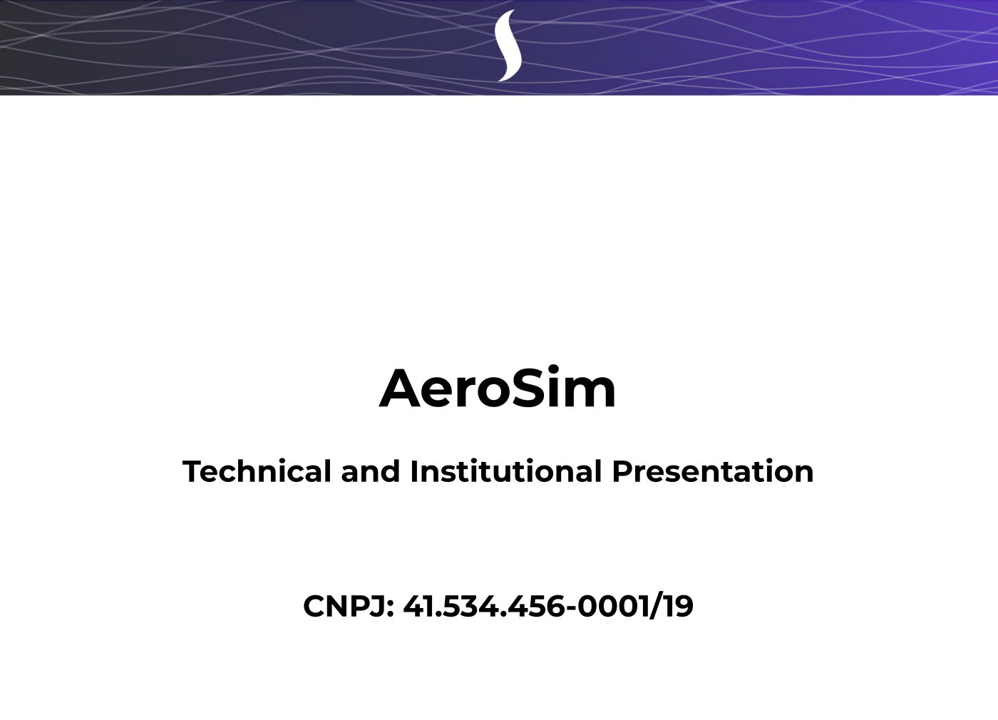 Technical & Institutional Presentation